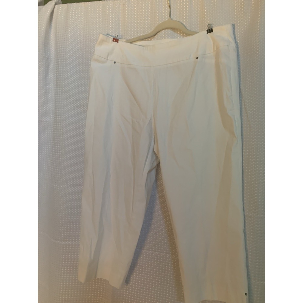 Cato Womens 16 White Hi rise Dress‎ Pants
